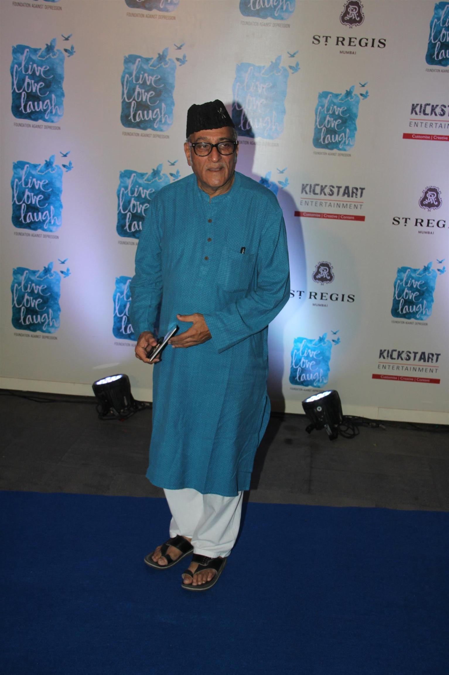 Actor Mohan Agashe during the launch of Deepika Padukone's NGO The Live Love Laugh Foundation in Mumbai
