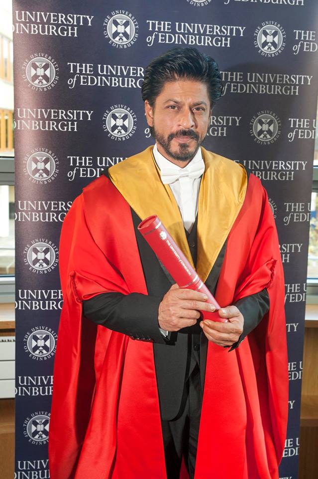 Shah Rukh Khan at University of Edinburgh