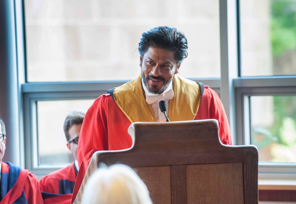 Shah Rukh Khan at University of Edinburgh