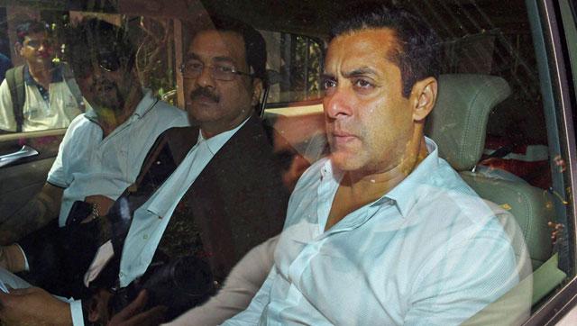 Salman Khan with lawyer hit & run case