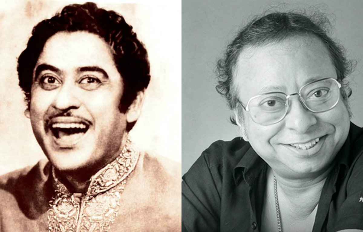 Soinger Kishore Kumar and music composer R D Burman