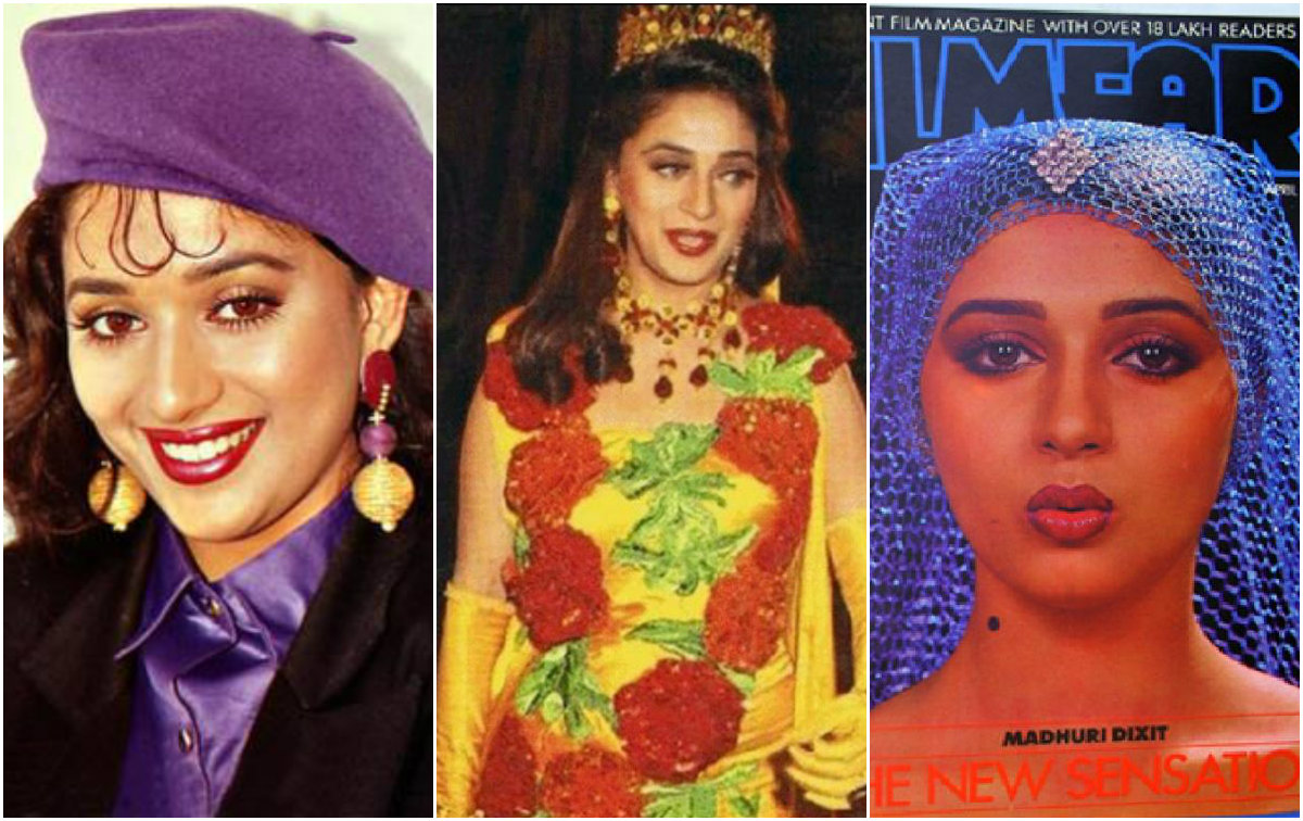 Madhuri Dixit is being the fashion disaster of the millennium with these style statements.
