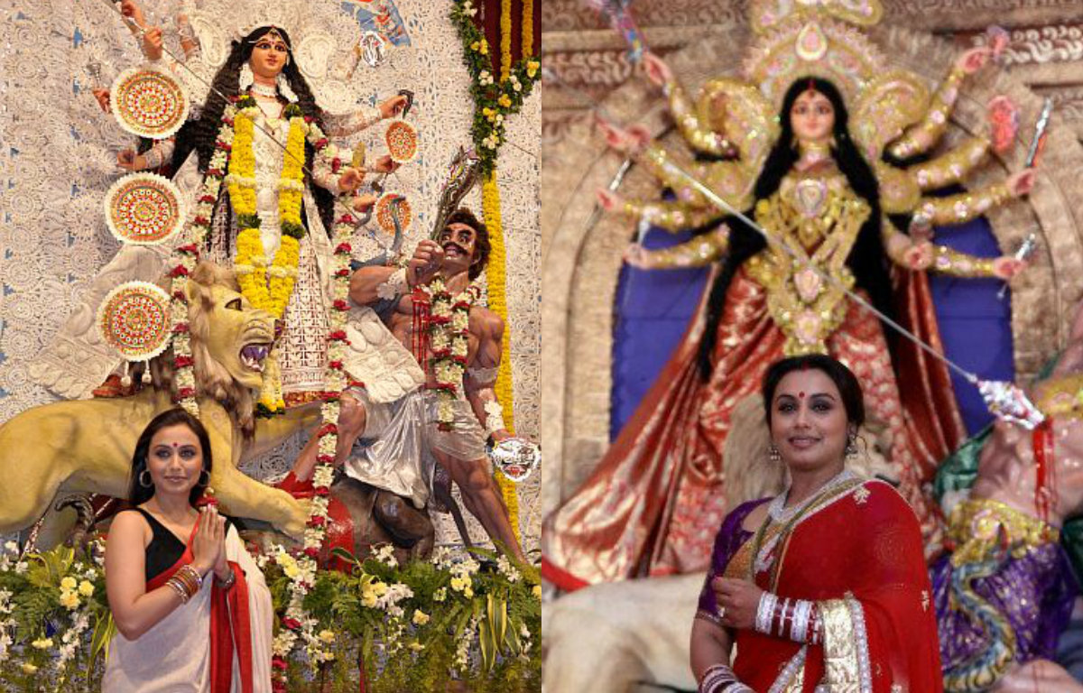 Rani Mukerji in Durga Puja Avatar