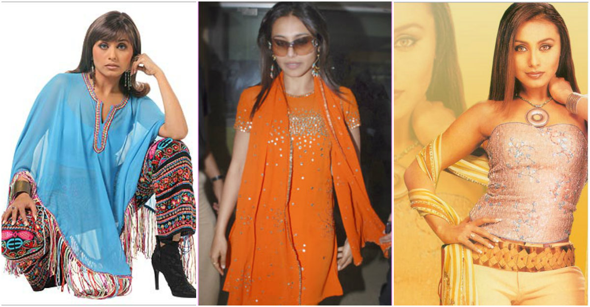 Rani Mukerji is being the fashion disaster of the millennium with these style statements.
