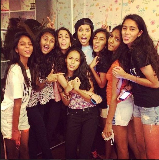 Suhana Khan with her girl gang.