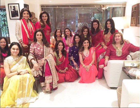 Bollywood Ladies on Karva Chauth