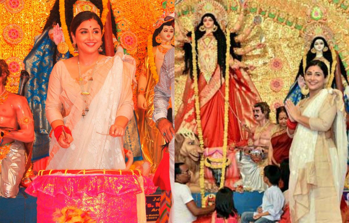 Vidya Balan in Durga Puja Avatar