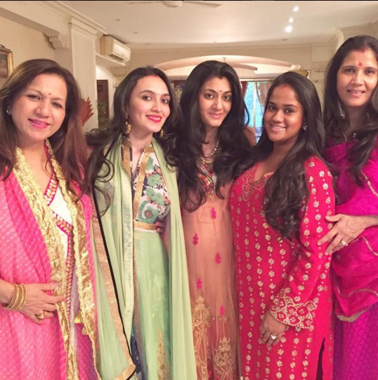 Arpita Khan and her Girl Gang on Karva Chauth