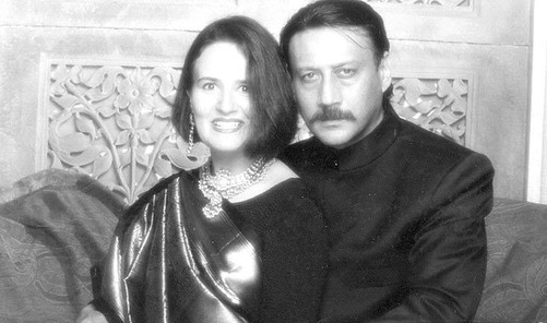 Jackie Shroff with wife