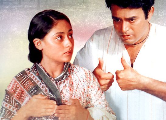 Jaya Bhaduri and Sanjeev Kapoor in the film Koshish
