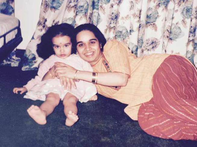 Bollywood actor Shraddha Kapoor with her mother