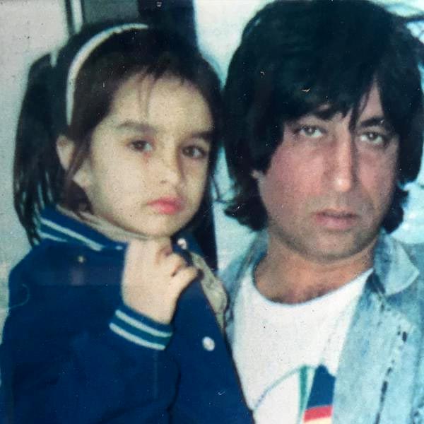 Bollywood actor Shraddha Kapoor with father Shakti Kapoor
