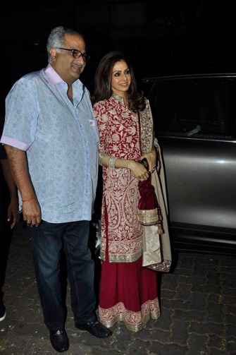 Sridevi and Boney kapoor