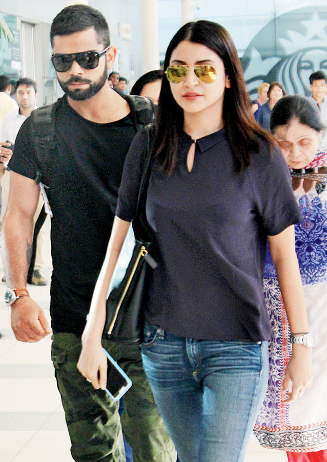 Anushka Sharma and Virat Kohli