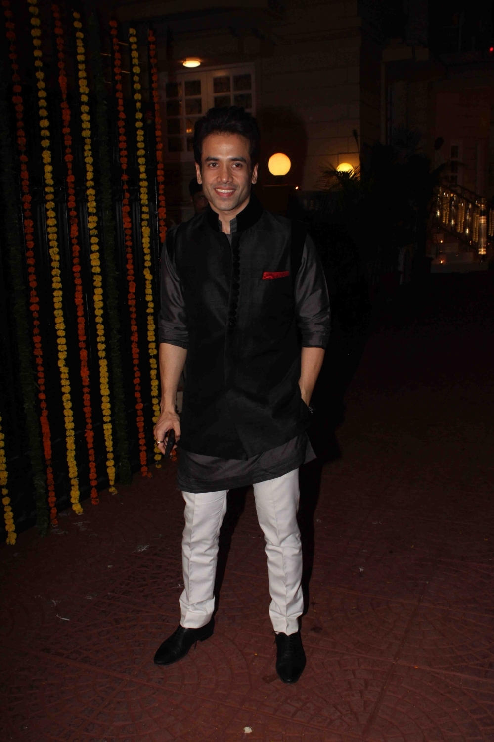 Tusshar Kapoor at Ekta Kapoor‘s Diwali Bash.
