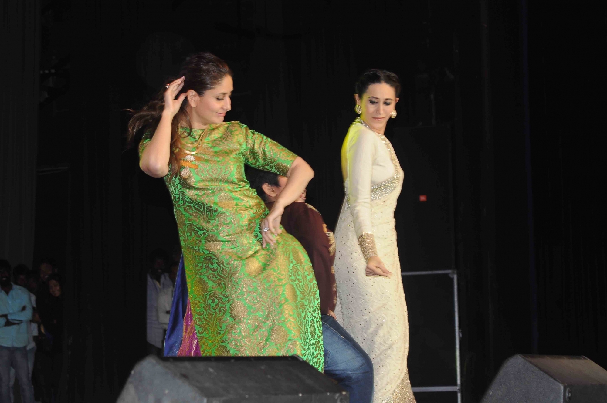 Karisma, Kareena and Mukesh Khanna