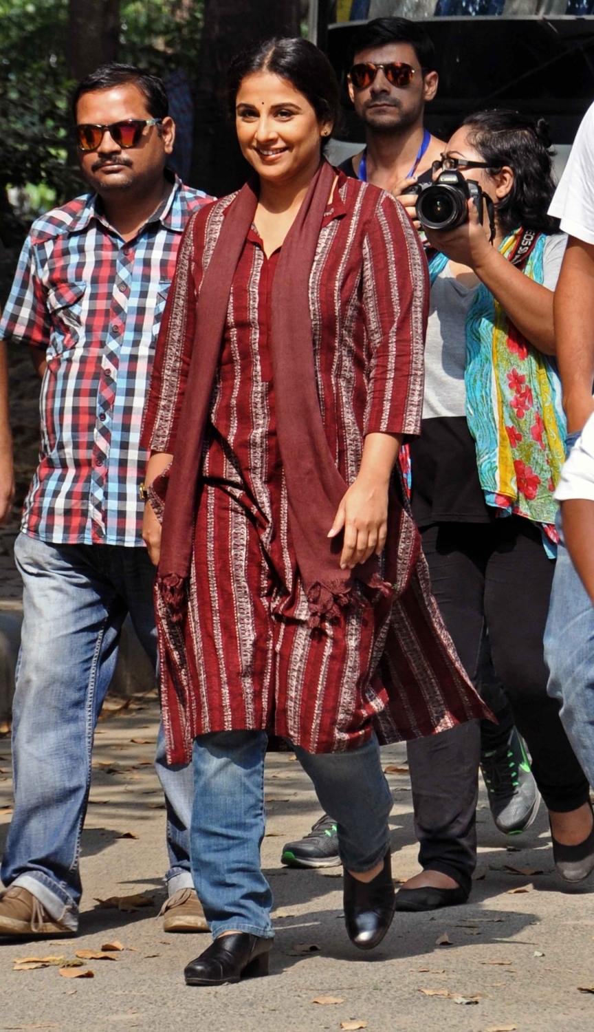 Vidya Balan in Kolkata