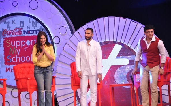 Ranveer Singh, Saurav Ganguly Sonali Bendre