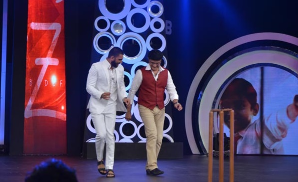 Ranveer Singh, Saurav Ganguly dancing