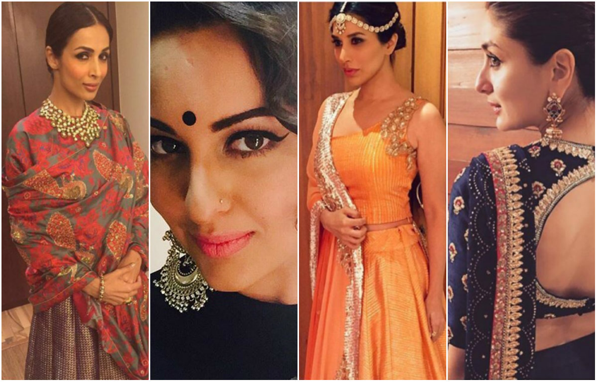 Bollywood actresses on diwali