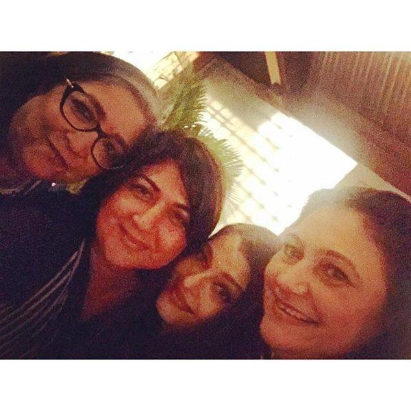 Aishwarya Rai with friends on Diwali