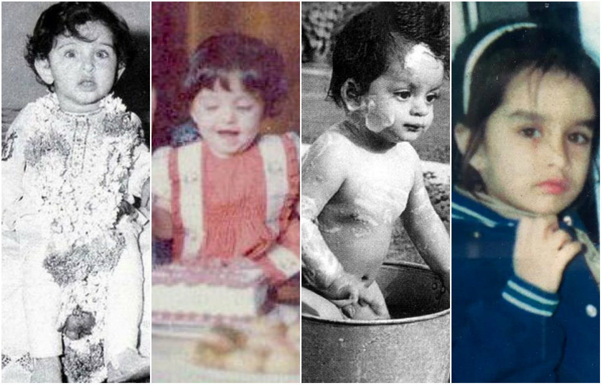 Childhood pictures of Bollywood