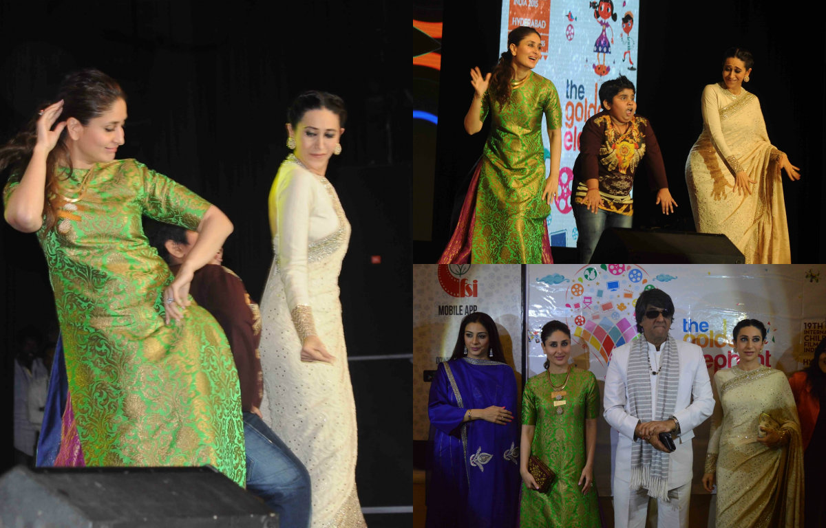 Kareena Kapoor & Karisma Kapoor at 19th International Children Film Festival