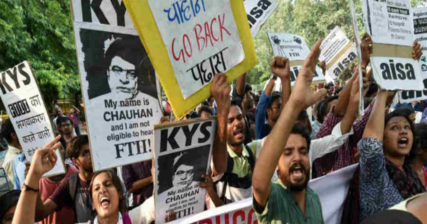FTII students protests at Goa
