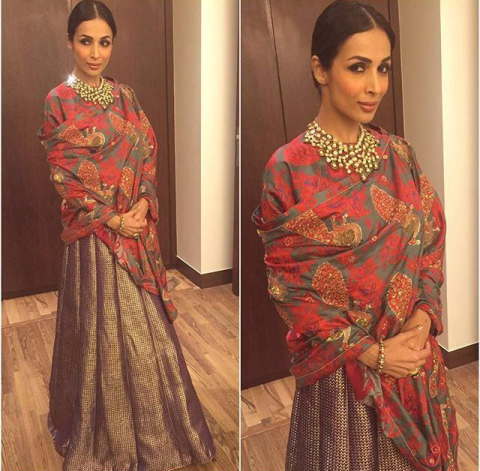 Malaika Arora Khan is looking every bit all royalty in this elegant outfit.