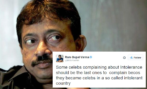 Ram Gopal Verma responds to Aamir Khan's statement on Intolerance.