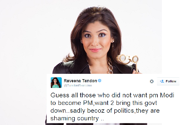 Raveena Tandon responds to Aamir Khan's statement on Intolerance.