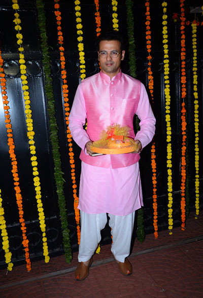 Rohit Roy at Ekta Kapoor‘s Diwali Bash.