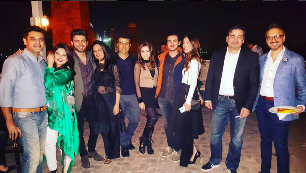 Fawad Khan with Friends