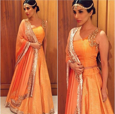 Sophie Chaudhry looks like a princess in this beautiful attire.