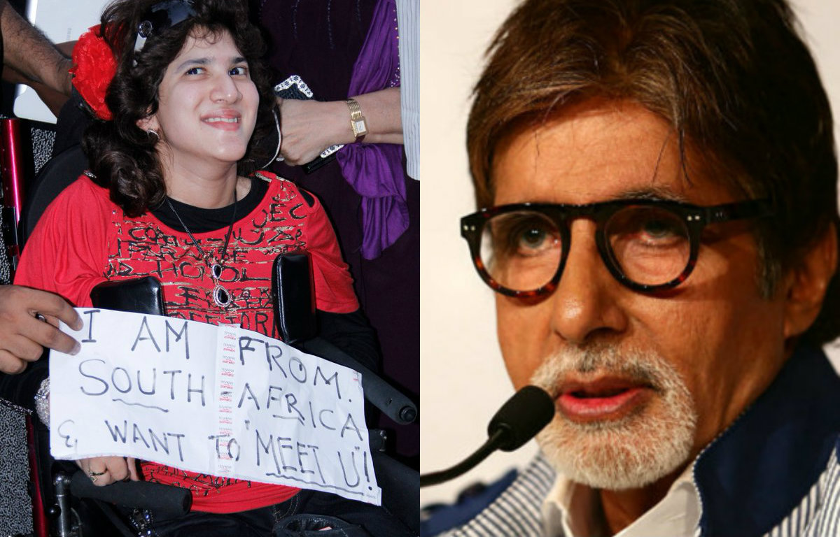 Amitabh Bachchan apologises to South African fan for not meeting her