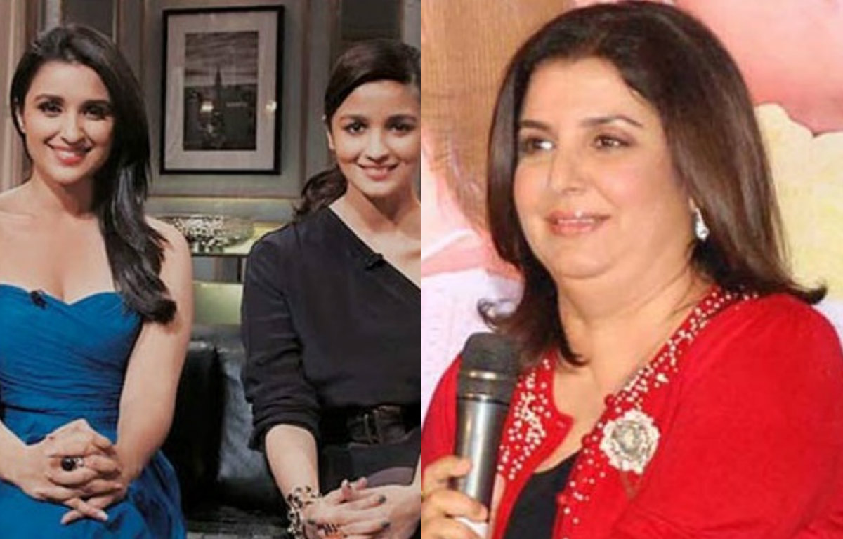 Farah Khan, Alia Bhatt, Parineeti Chopra