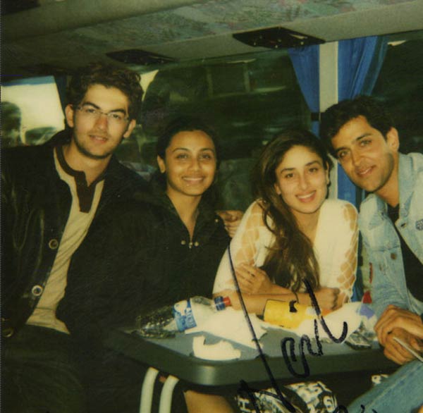 Rani Mukerji with Hrithik Roshan, Kareena Kapoor and Neil Nitin Mukesh