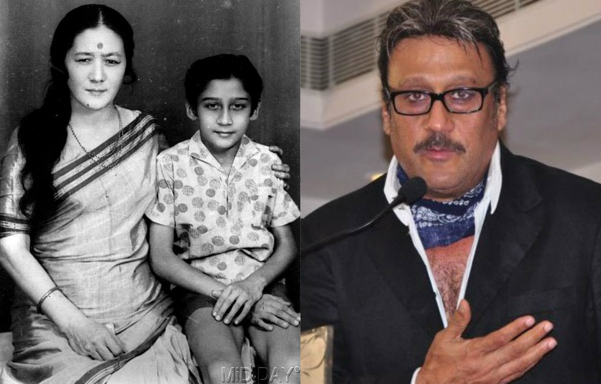 Jackie Shroff and his mom
