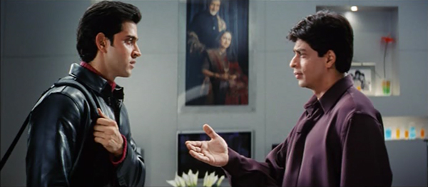 A sequence from Bollywood film Kabhi Khushi Kabhie Gham