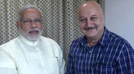 Anupam Kher meets Narendra Modi over intolerance issue
