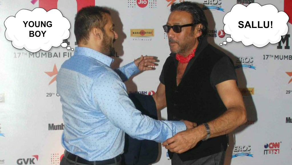 Salman Khan and Jackie Shroff
