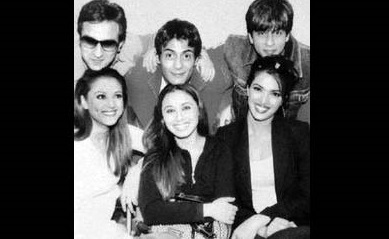 Rani Mukerji with Saif Ali Khan, Arjun Rampal, Shah Rukh Khan, Preity Zinta and Priyanka Chopra