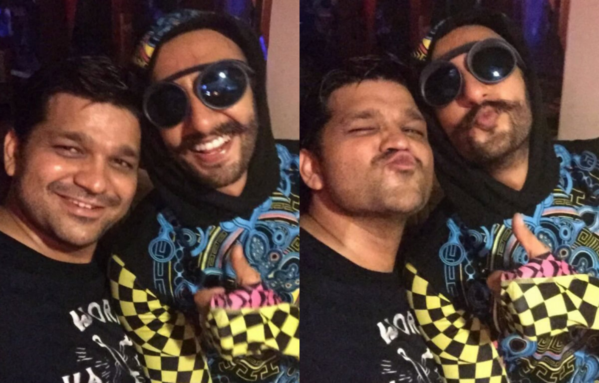 Ranveer Singh with a friend
