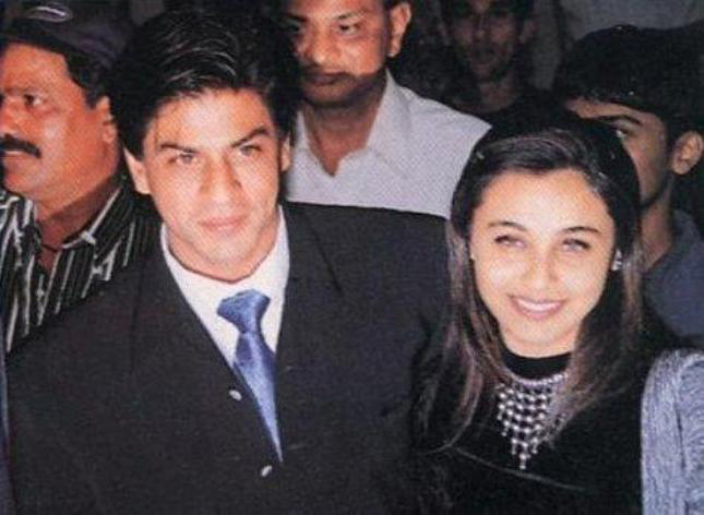 Rani Mukerji with Shah Rukh Khan