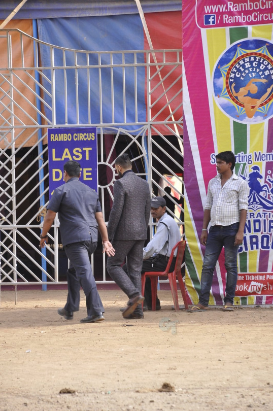 Ranveer Singh team at Rambo Circus