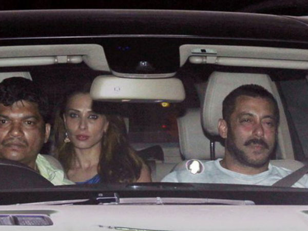 Salman Khan with girlfriend Lulia Vantur
