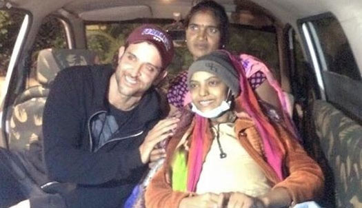 Hrithik Roshan with his fan