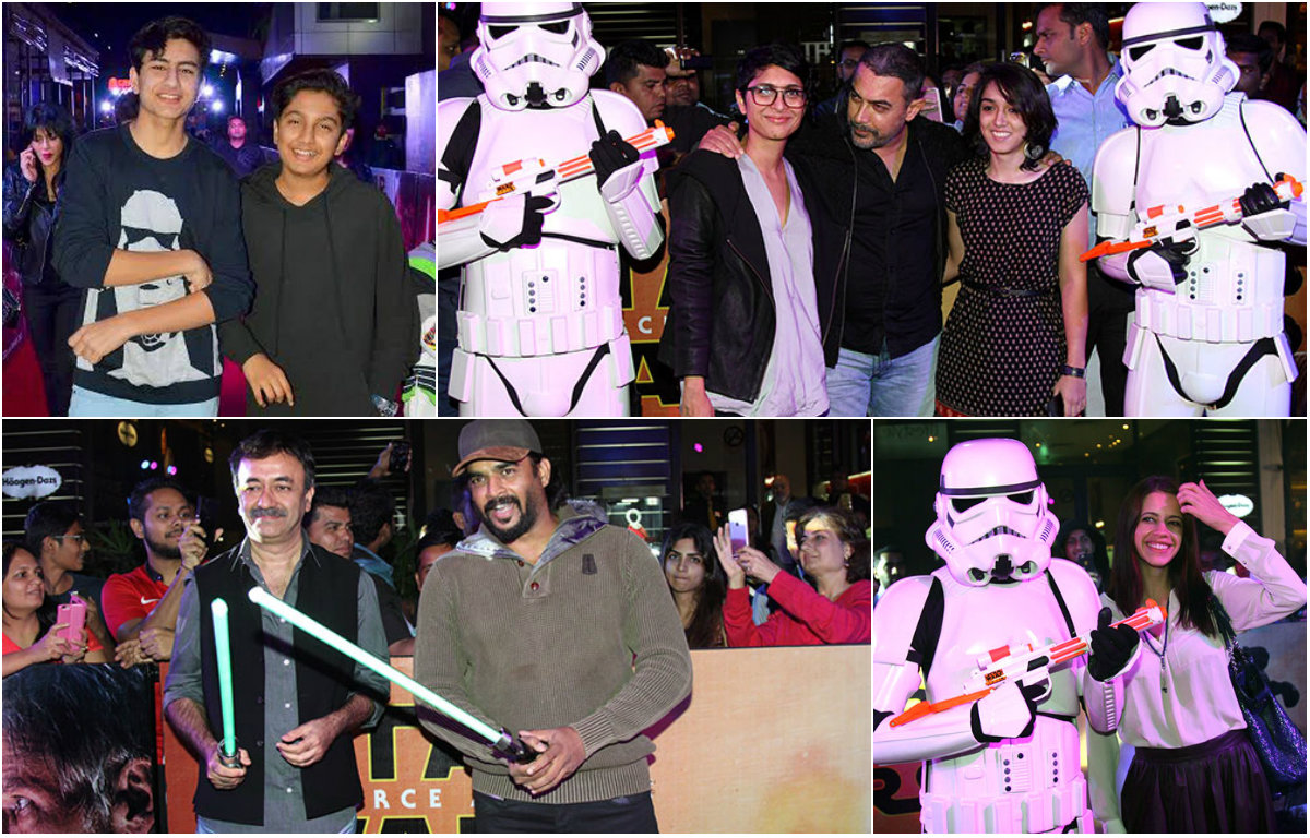 Bollywood Celebrities at Star Wars screening
