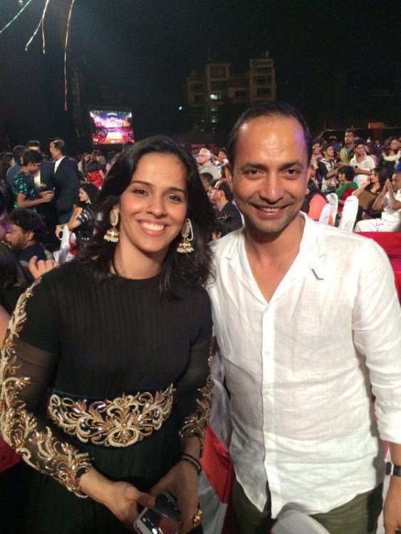 Saina Nehwal at Big Star Entertainment Awards 2015.