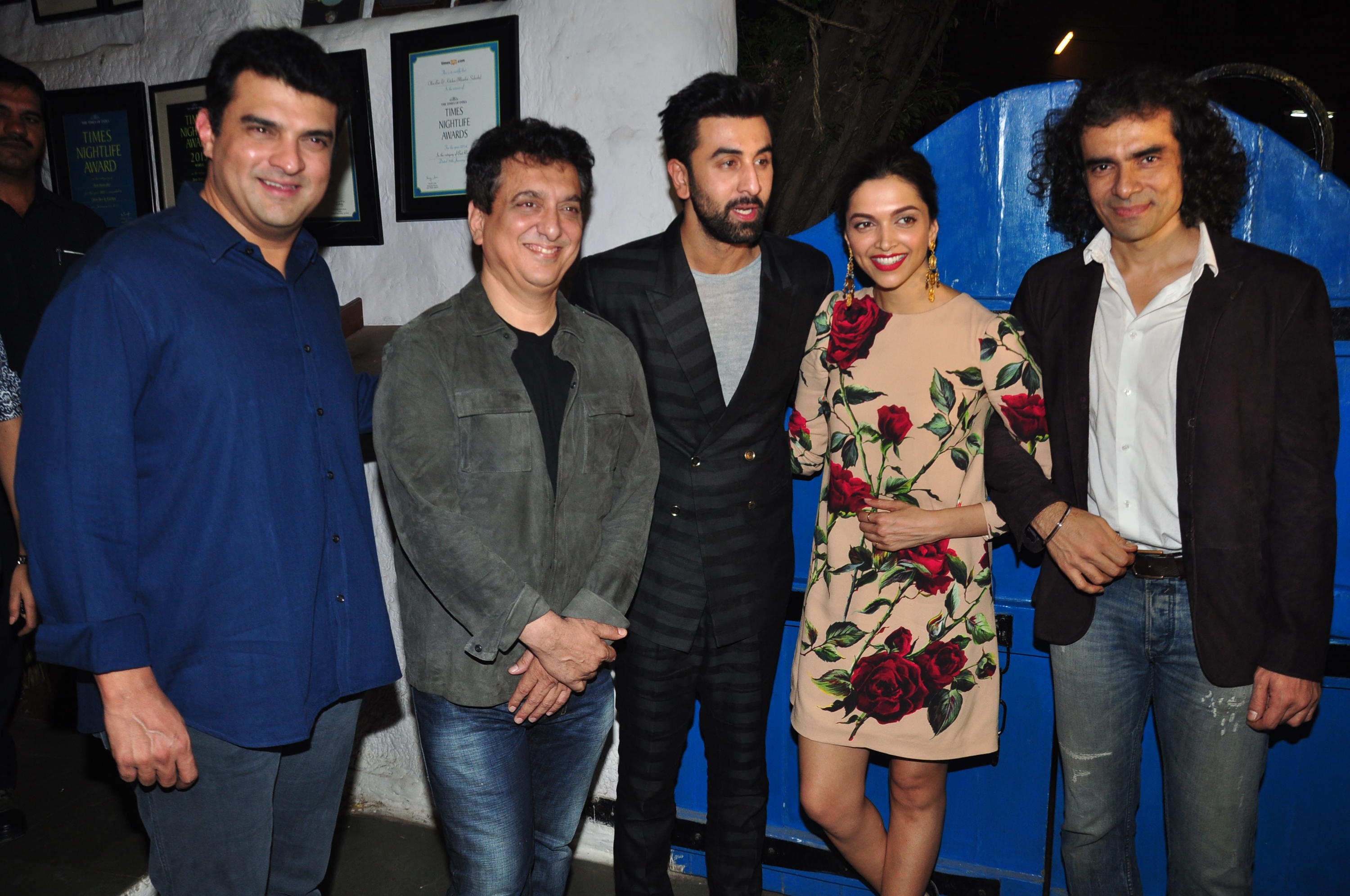 Ranbir Kapoor Deepika Padukone Imtiaz Ali Sidharth Roy Kapur Sajid Nadiadwala